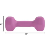 Amazon Basics Neoprene Dumbbell Hand Weights for Exercise and Muscle Toning - Image 3