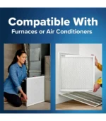 Filtrete 20x25x1 Air Filter MERV 5, 6-Pack AC Furnace HVAC Filters for Home, MPR 300 Basic Dust Defense, Pleated Electrostatic Removes Lint & Dust (Actual Size 19.69x24.69x0.81 in) - Image 3