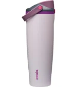 Owala FreeSip Sway Insulated Stainless Steel Water Bottle with Two-Way Spout, Built-In Straw and Bucket Handle, Made for Travel, School, and Sports, 40oz, BPA Free, Leak Proof, Dreamy Field