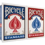 Bicycle Standard Playing Cards, Standard Poker Size Deck of Cards, Red & Blue (2 Pack), Classic Cards for Poker, Blackjack, Family Game Night & Card Games, Fun for All Ages