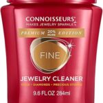 CONNOISSEURS Premium Edition Jewelry Cleaner, Value Size 9.6oz - Pick from Fine, Silver or Delicate Jewelry Cleaner