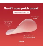 Mighty Patch Original Patch from Hero Cosmetics - #1 Hydrocolloid Acne Pimple Patches for Face, Shrinking Zits & Whiteheads in 1 Use, Nighttime Spot Pimple Stickers for Face, 36 Count - Image 3