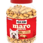 Milk-Bone MaroSnacks Small Dog Treats with Real Bone Marrow, 40 Oz. Canister