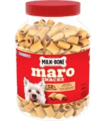 Milk-Bone MaroSnacks Small Dog Treats with Real Bone Marrow, 40 Oz. Canister