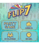 USAOPOLY Flip 7, The Ultimate Blend of Press Your Luck & Strategy, Fast-Paced Addictive Card Game,Quick to Learn & Easy to Teach,Perfect for Game Nights, 3+ Players, Ages 8 & Up, 20 Minutes Play Time - Image 3