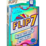 USAOPOLY Flip 7, The Ultimate Blend of Press Your Luck & Strategy, Fast-Paced Addictive Card Game,Quick to Learn & Easy to Teach,Perfect for Game Nights, 3+ Players, Ages 8 & Up, 20 Minutes Play Time
