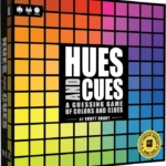 HUES and CUES - Vibrant Color Guessing Board Game for 3-10 Players Ages 8+, Connect Clues and Guess from 480 Color Squares