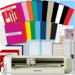 Cricut Explore 5 Essential Bundle + Rainbow Sampler - for Vinyl, HTV, Stickers, Cards & Custom Decals - Includes Smart Vinyl, Smart Iron-On, Printable Vinyl, Cardstock & 100+ Project eBook