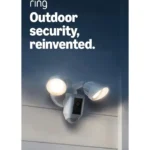 Ring Floodlight Cam Wired Plus, Outdoor home or business security with motion-activated 1080p HD video and floodlights, White