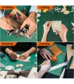 anezus Self Healing Sewing Mat, 12inch x 18inch Rotary Cutting Mat Double Sided 5-Ply Craft Cutting Board for Sewing Crafts Hobby Fabric Precision Scrapbooking Project - Image 3